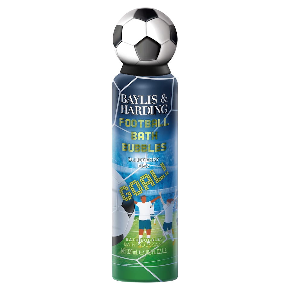 image 1 of Baylis & Harding Football Bath Bubbles Blueberry Fizz 320ml