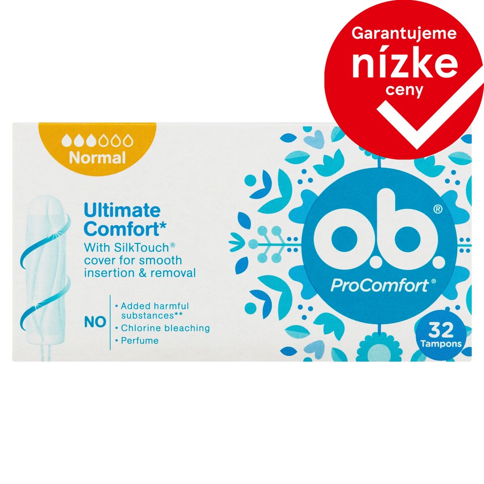 image 1 of O.B.® ProComfort Tampons Normal 32 pcs