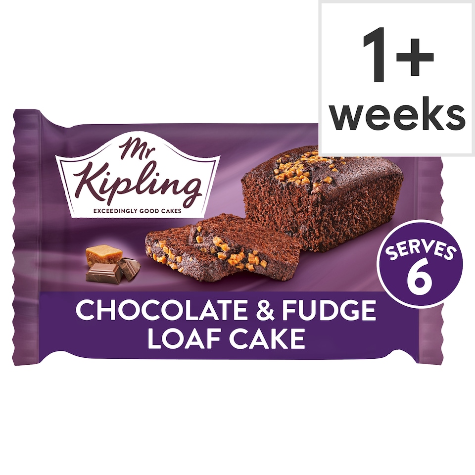 Mr Kipling Chocolate & Fudge Loaf Cake 220g