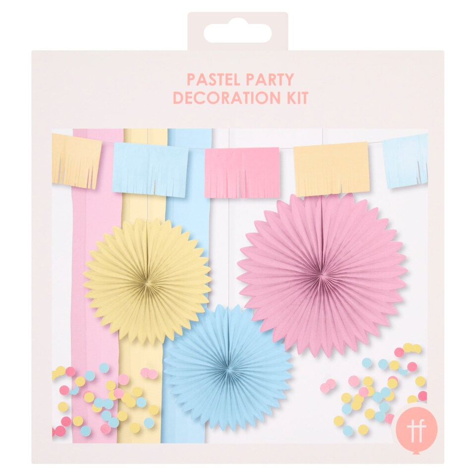 Pastel Paper Decorating Kit Tesco Groceries