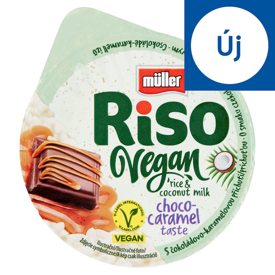 Müller Riso Vegan Rice & Coconut Milk Choco-Caramel Taste 160 g