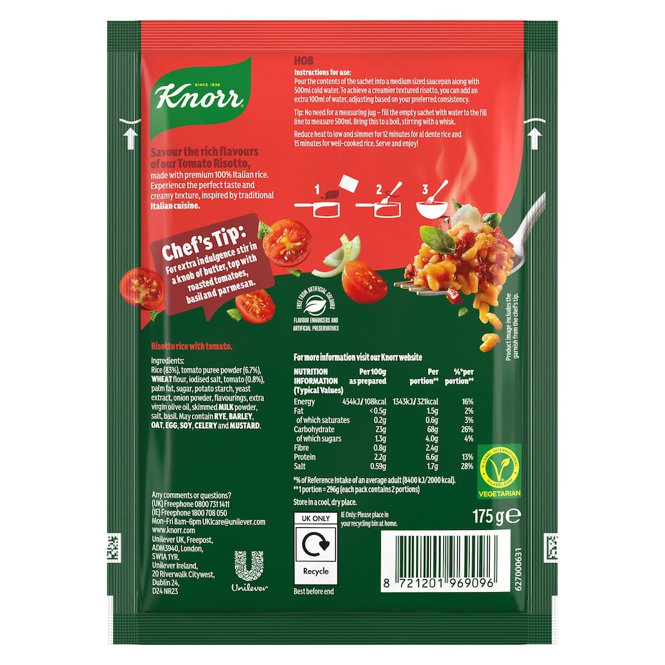 image 1 of Knorr Tomato Risotto 175G
