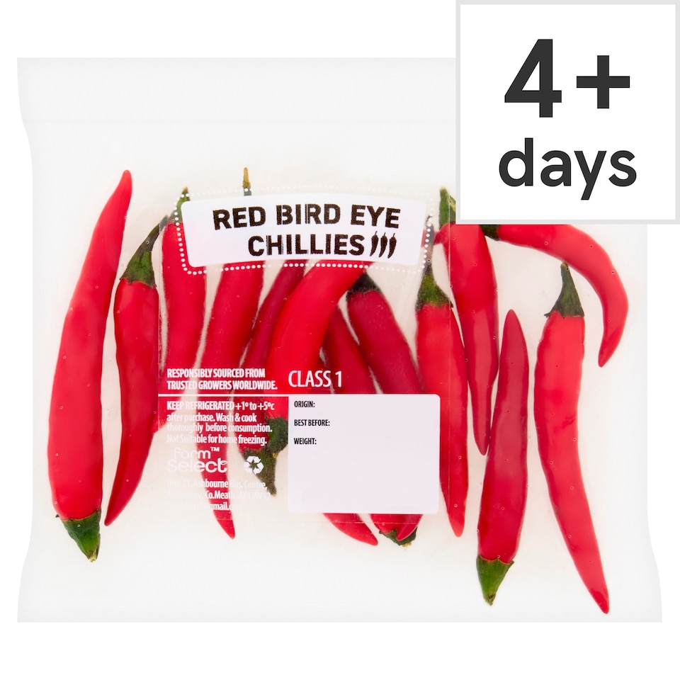 Farm Select Red Bird Eye Chillies 25g