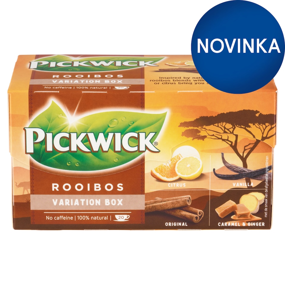 obrázok 1 z Pickwick Výber bylinných čajov rooibos 20 x 1,5 g (30 g)