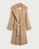 image 5 of F&F Fleece Hooded Dressing Gown in Cream