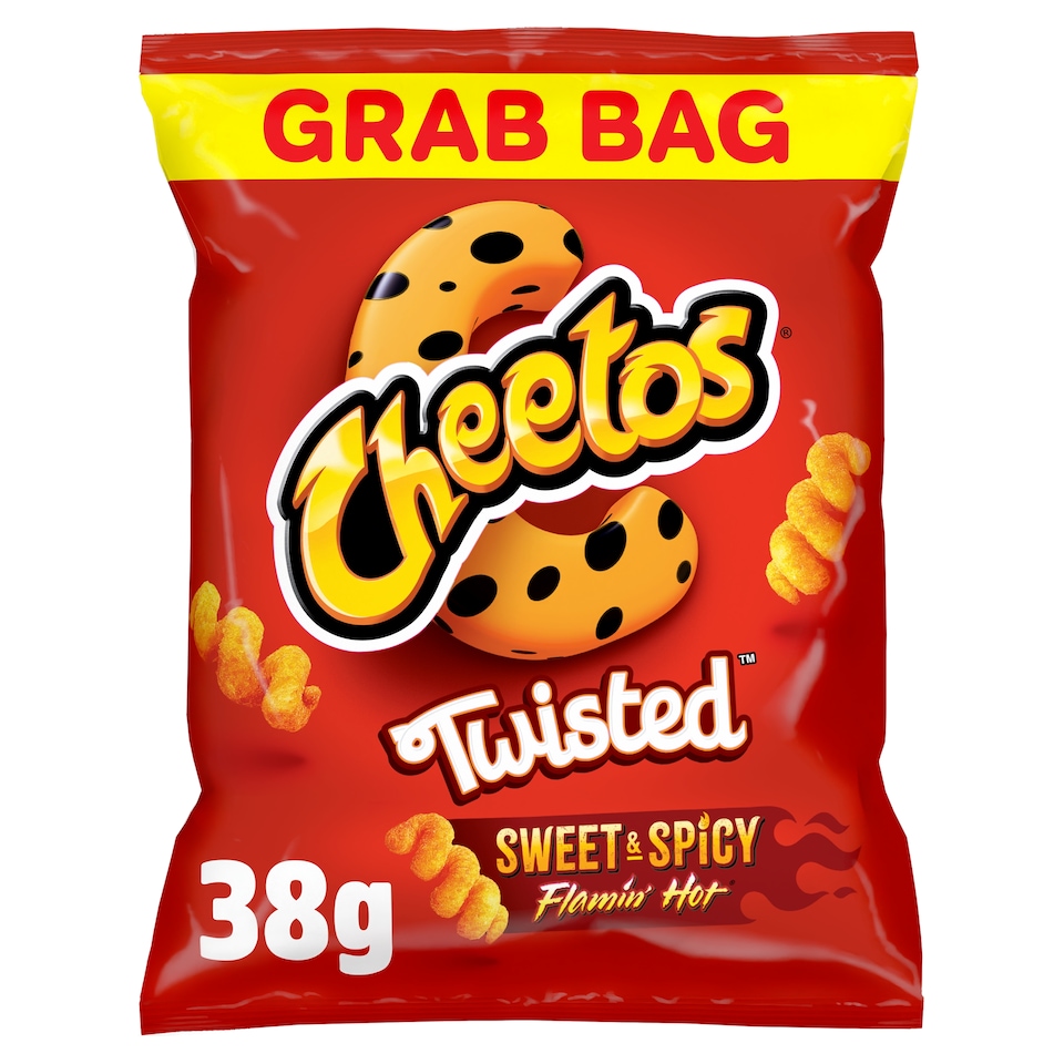 Cheetos Twisted Sweet & Spicy Flamin' Hot Crisps 38g