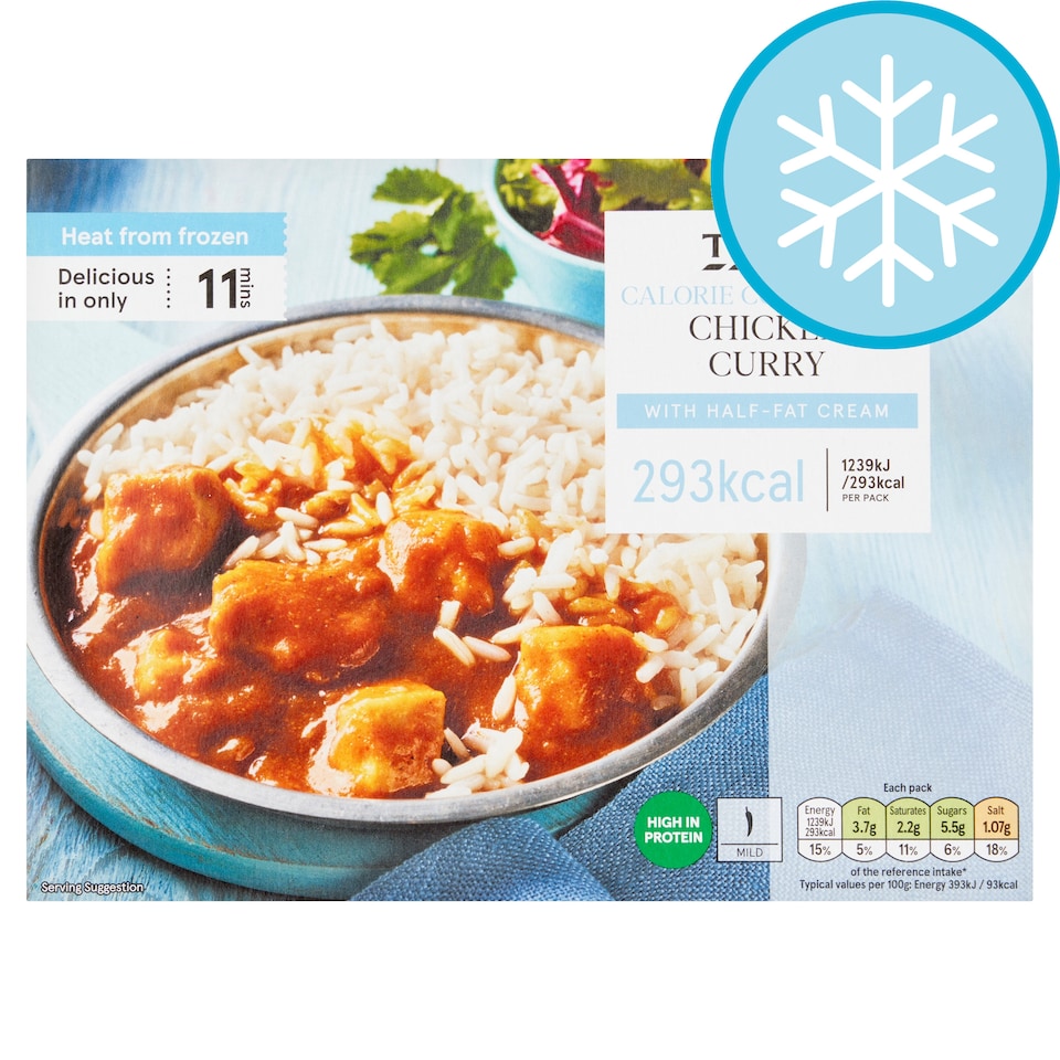 Tesco Health Chicken Curry And Rice 350G