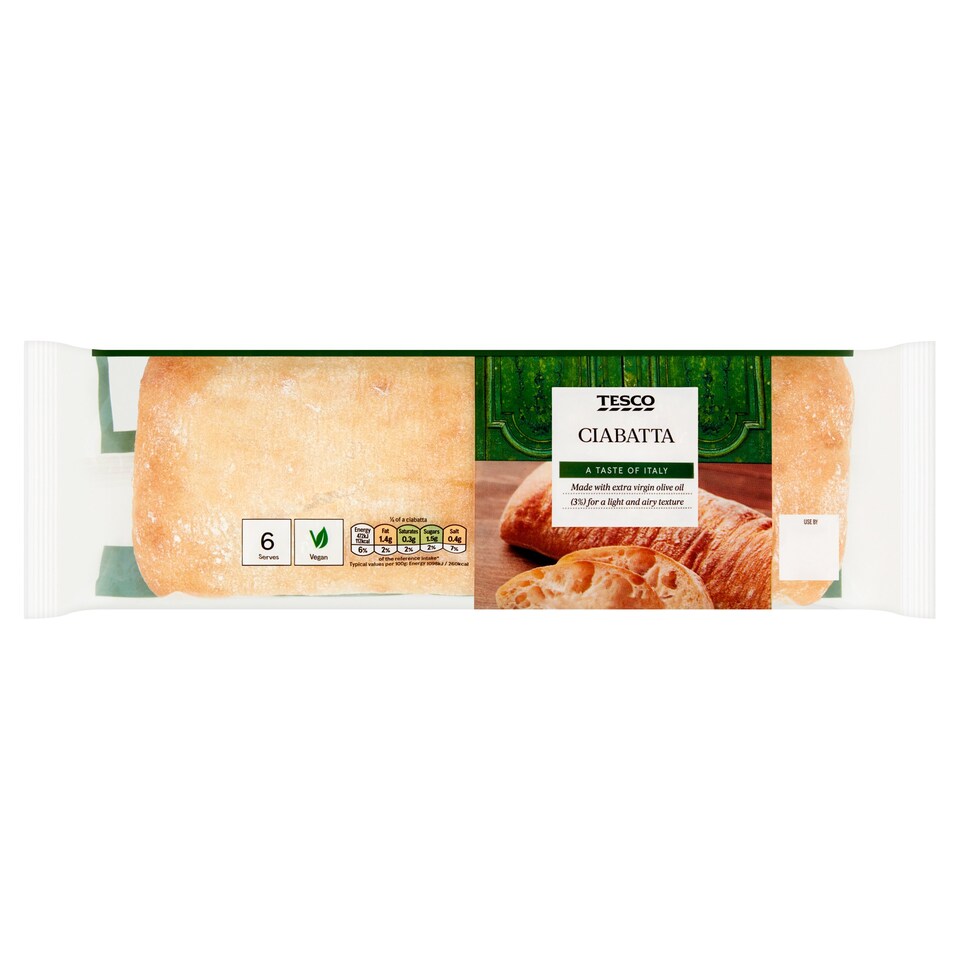 Tesco Ciabatta Bread