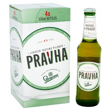 Pravha Lager 4X330ml Bottle