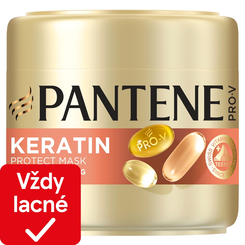 obrázok 1 z Pantene Pro-V Inifnitely Long Keratin Protect maska 300 ml na dlhé, oslabené vlasy