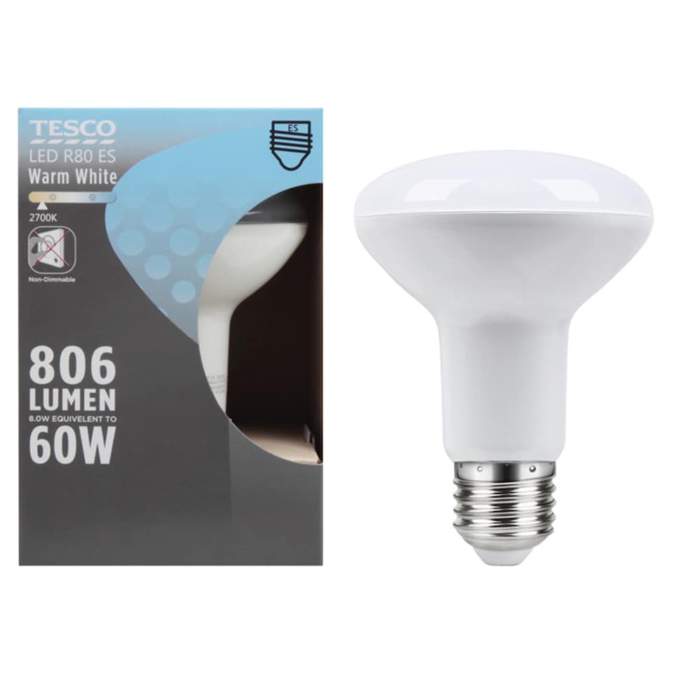 Tesco Led 60W R80 Edison Screw