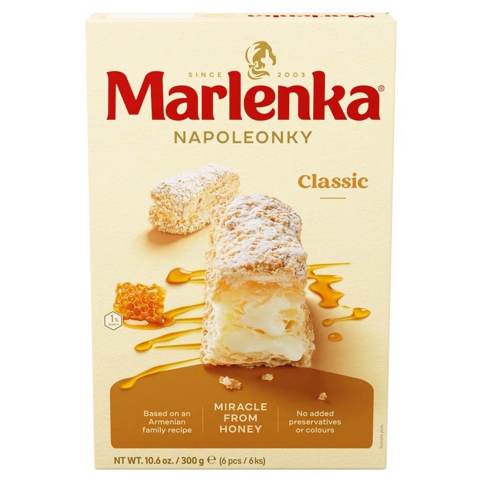 Marlenka Napoleonky 6 ks 300 g