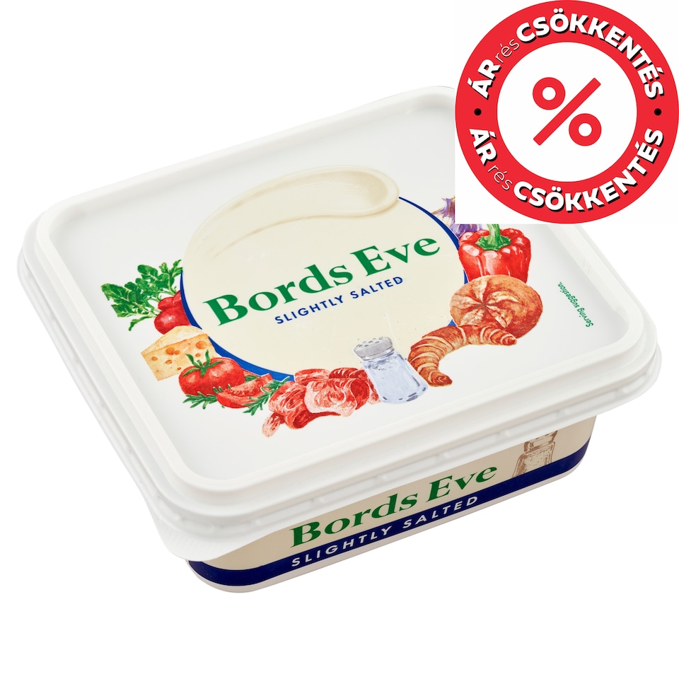 Bords Eve Enyhén sózott, csökkentett zsírtartalmú margarin 500 g