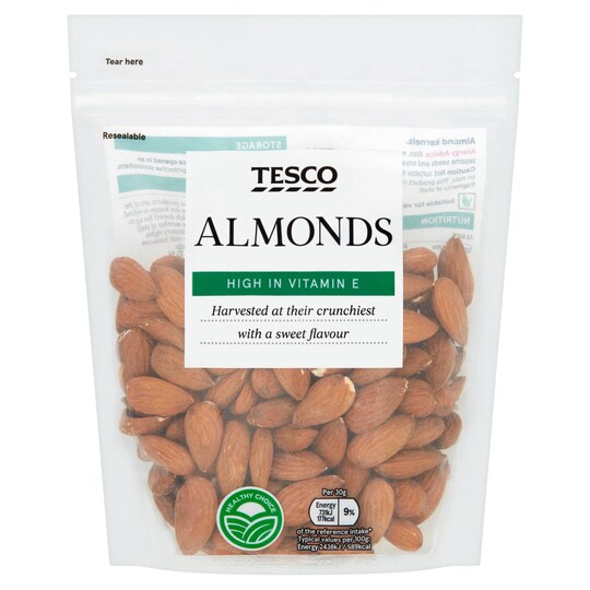 Tesco Almonds 200G Tesco Groceries