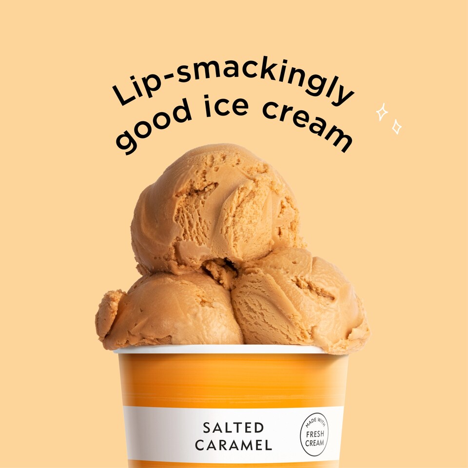 image 1 of Judes Salted Caramel Ice Cream 460Ml