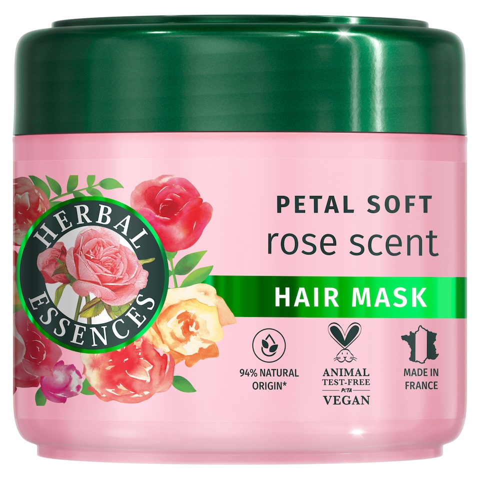 image 1 of Herbal Essences Petal Soft Rose Hair Mask 300ml