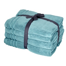 Fox & Ivy 4Pce Hygro Tencel Towel Bale Ice Blue