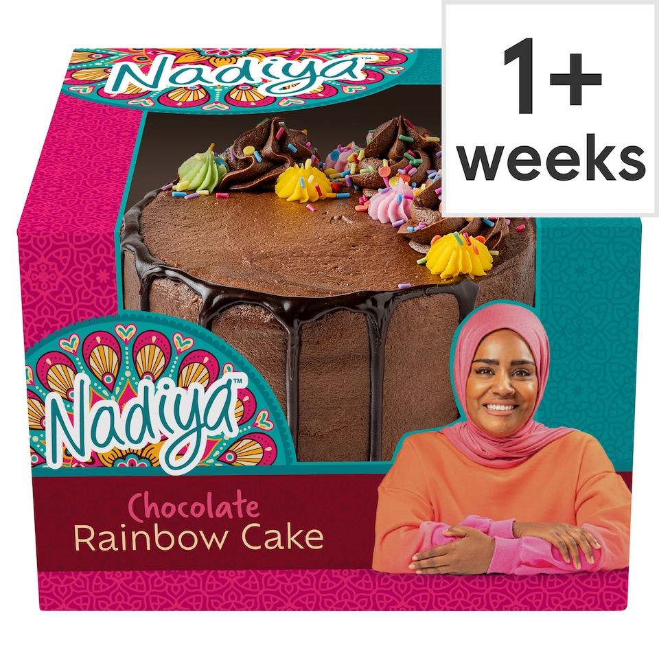 Nadiya Chocolate Rainbow Cake