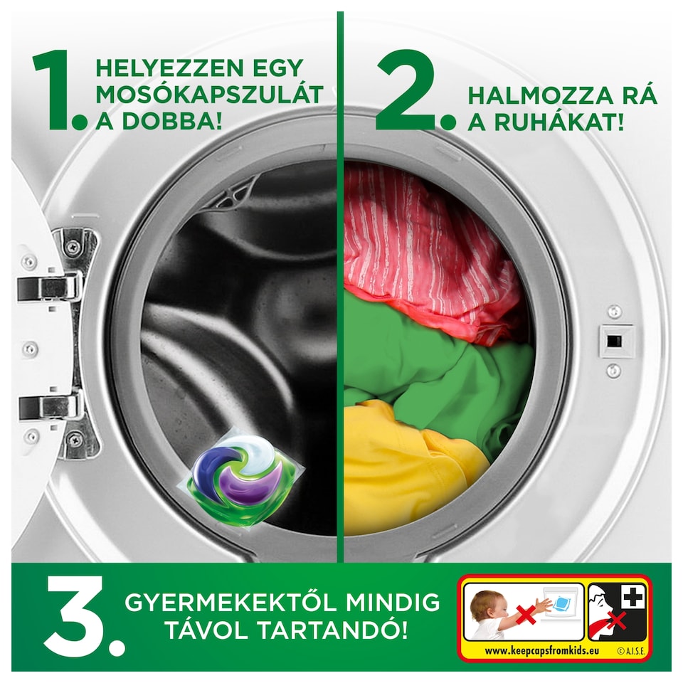 Ariel Allin1 PODS+ Mosókapszula 38 Mosáshoz 1. kép
