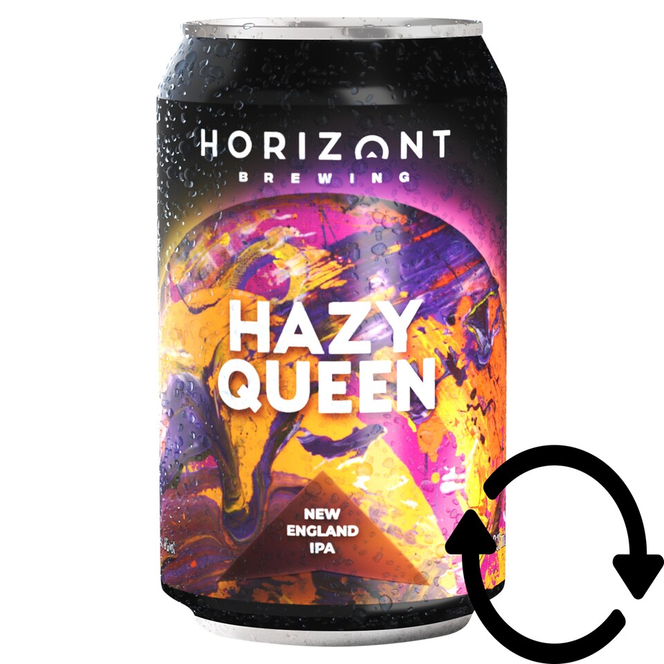Horizont Hazy Queen New England IPA minőségi szűretlen világos sör 6% 330 ml