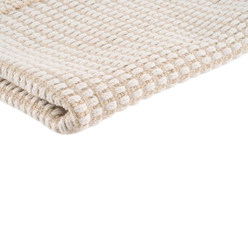 image 1 of F&F Home Natural Border Bath Mat 50 cm x 80 cm