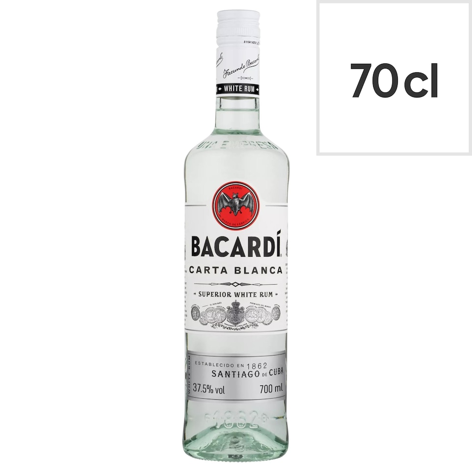 image 1 of Bacardi Carta Blanca 70Cl