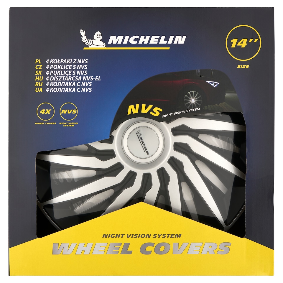 Obrázek 1 pro produkt Michelin Kendo Silver Black poklice s NVS 14" 4 ks