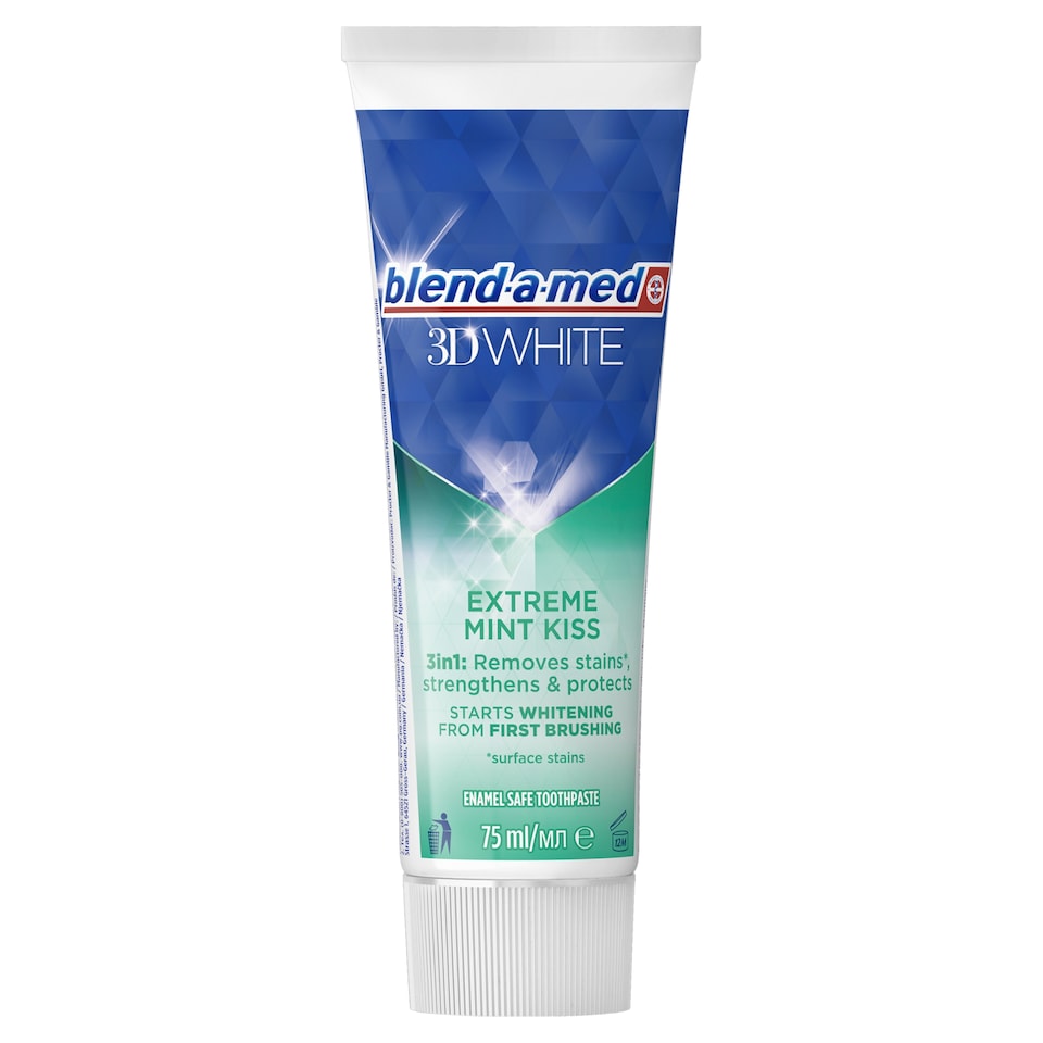 Blend-a-med 3D White Extreme Mint Kiss Fogkrém 75 ml  1. kép