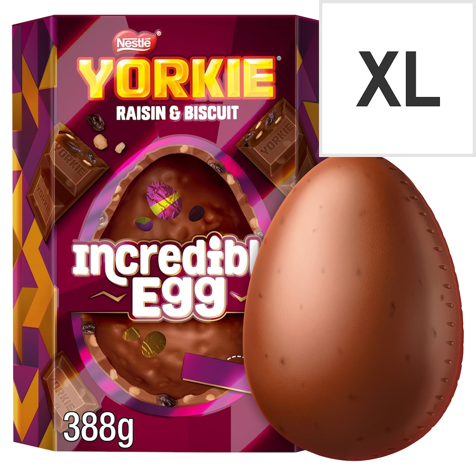 image 1 of Yorkie Raisin & Biscuit Incredible Egg 388g