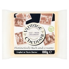 Isle Of Man Creamery Vintage Cheddar 180G