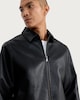 image 2 of F&F Zip-Up Faux Leather Jacket in Black
