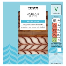 Tesco 2 Cream Slices