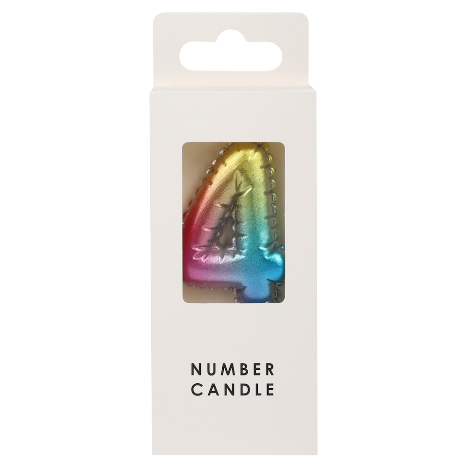 TABLE FUN NUMERICAL CANDLE NO.4