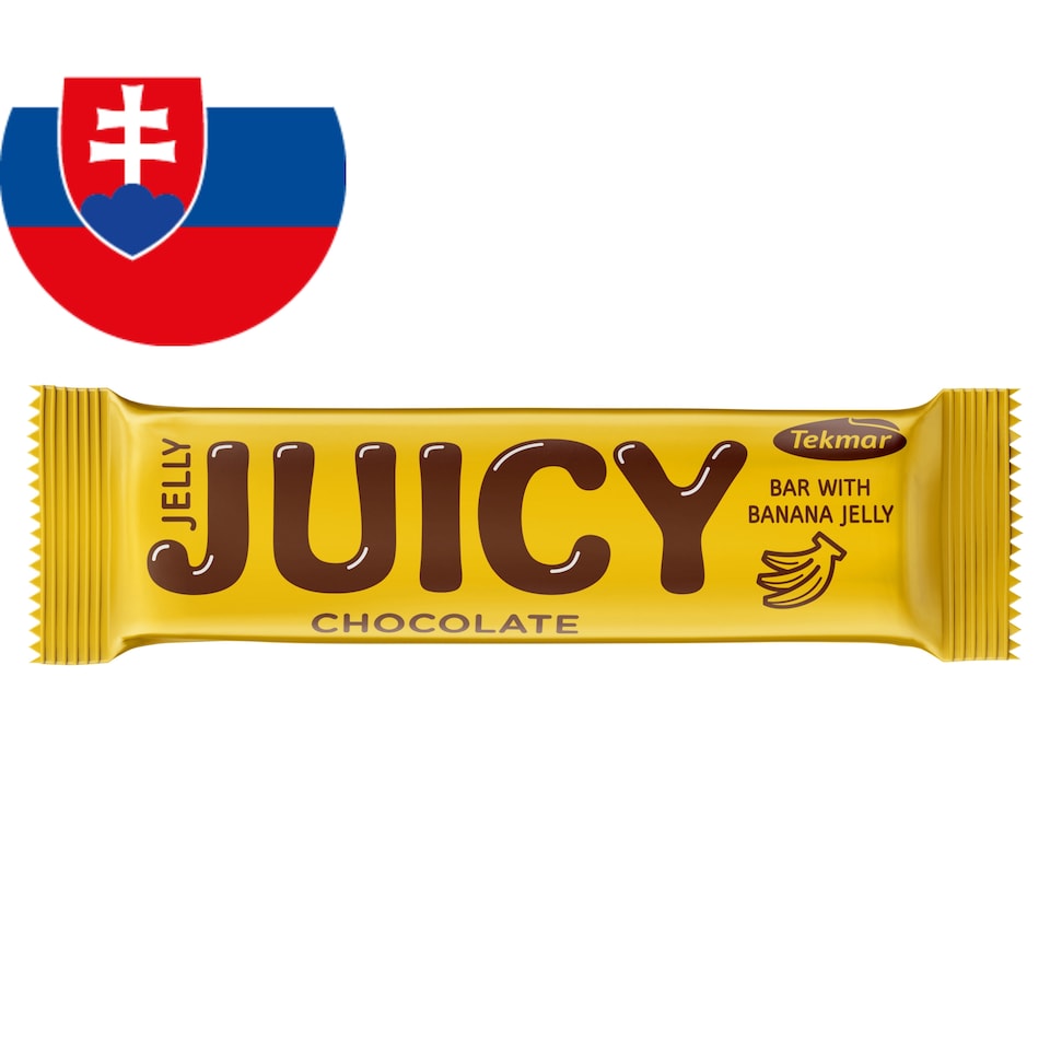 Tekmar Juicy Bar with Banana Jelly in Dark Chocolate 40 g