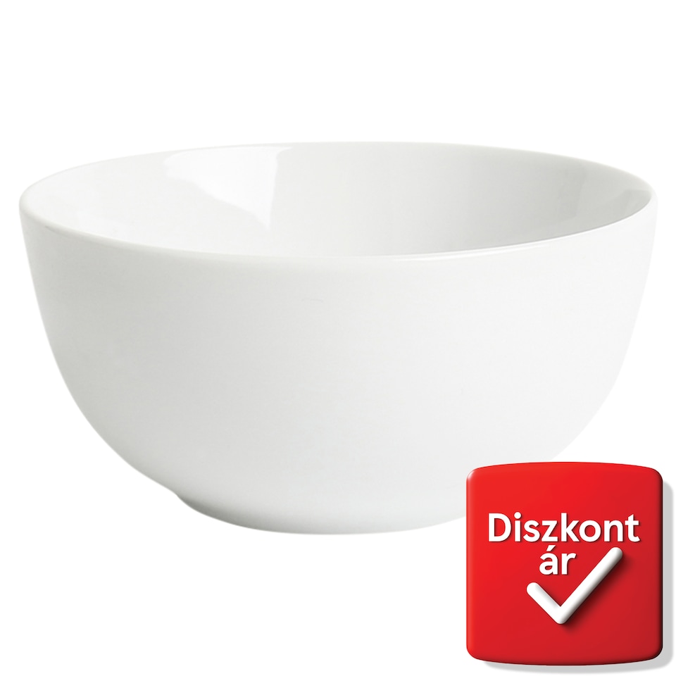 Tesco Core White Cereal Bowl