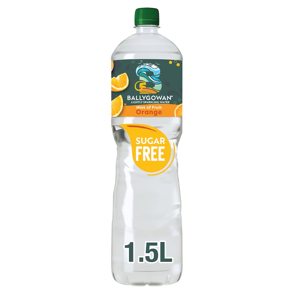 Ballygowan Hint of Fruit Orange Sugar Free Flavoured Sparkling Water 1.5 Litre