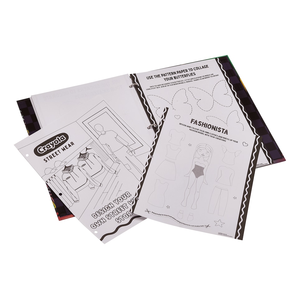 image 1 of Crayola Neon sticker & Activity folder