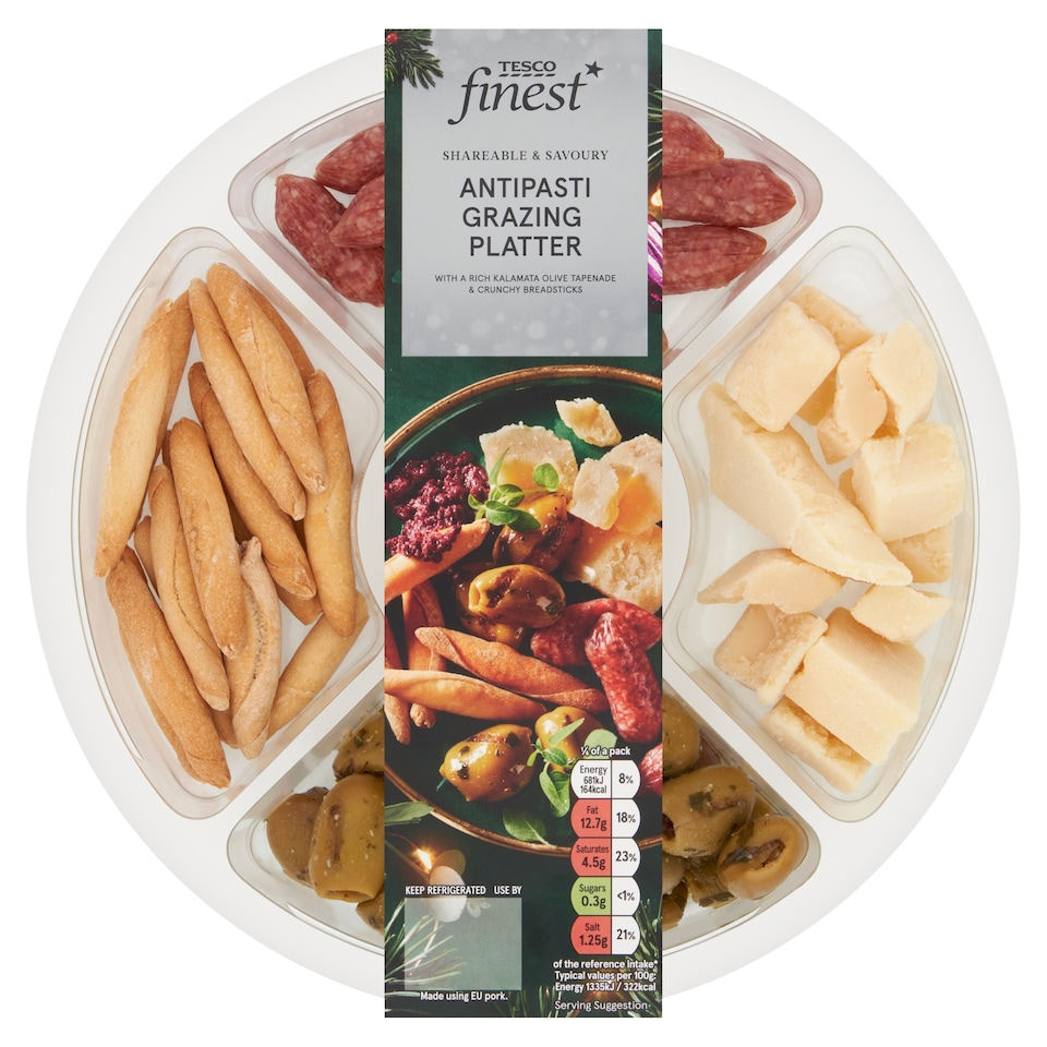Tesco Finest Antipasti & Meat Sharing Platter 305g