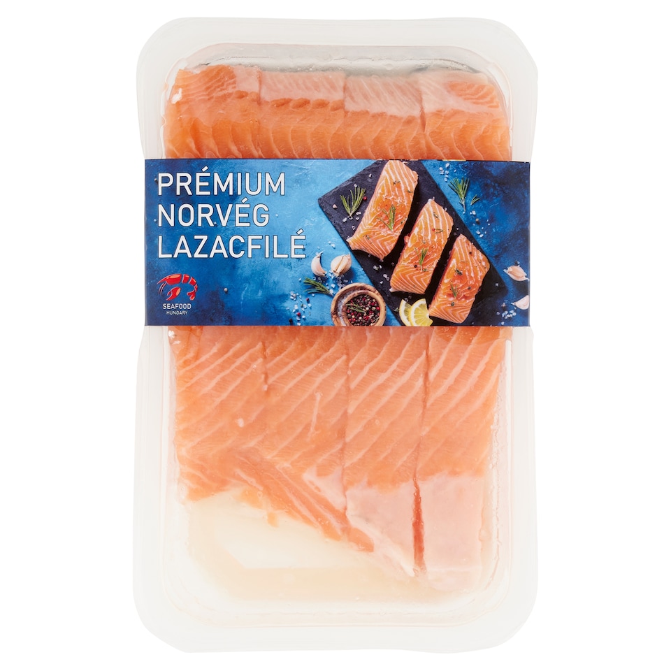 SeaFood Hungary prémium norvég lazacfilé 4 x 125 g (500 g)