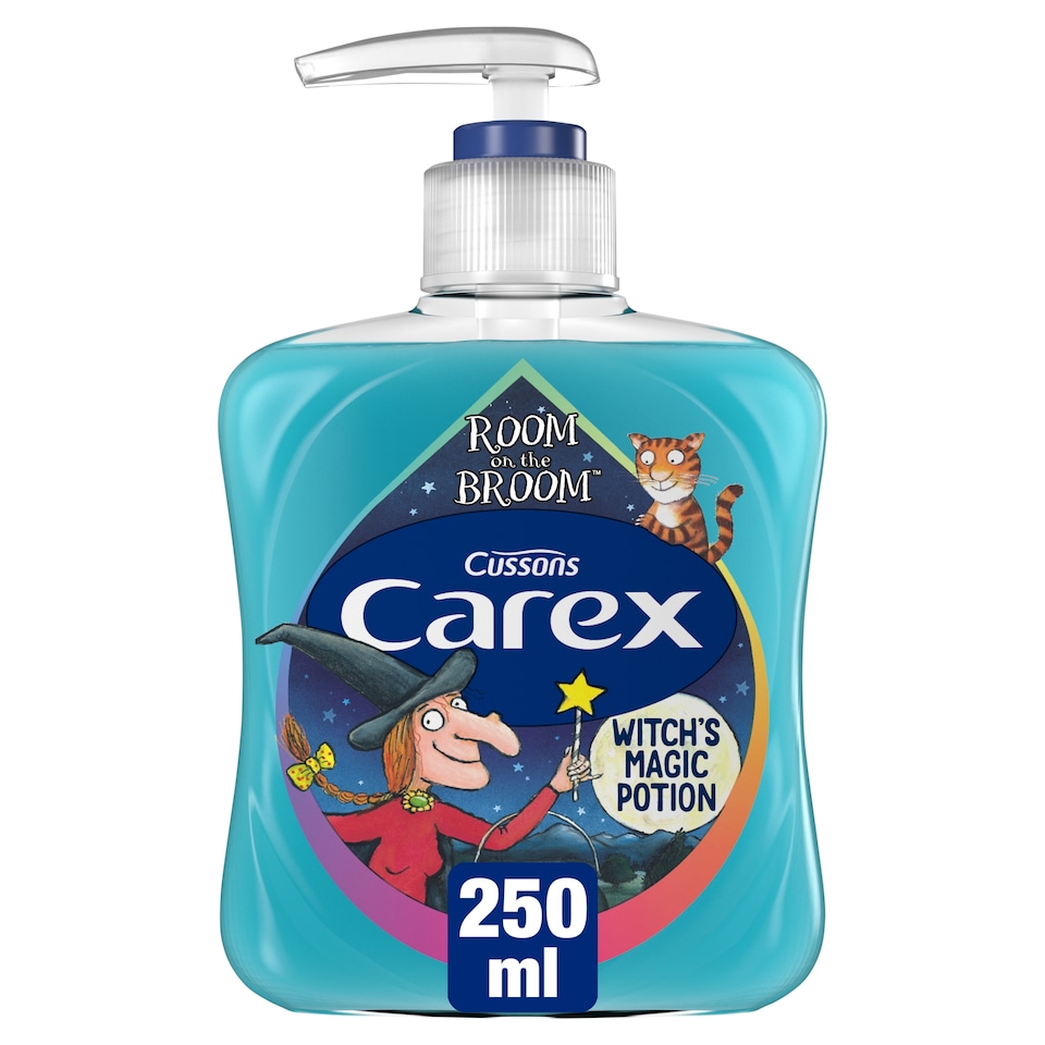 CAREX LIQUID HANDWASH JULIA DONALDSON'S 'ROOM ON THE BROOM' 250ML