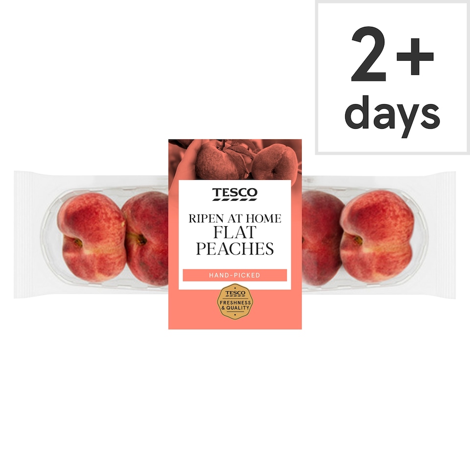 image 1 of Tesco Flat Peach Minimum 4 Pack