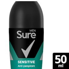 Sure Men 48h Sensitive Roll On Antiperspirant Deodorant 50ml