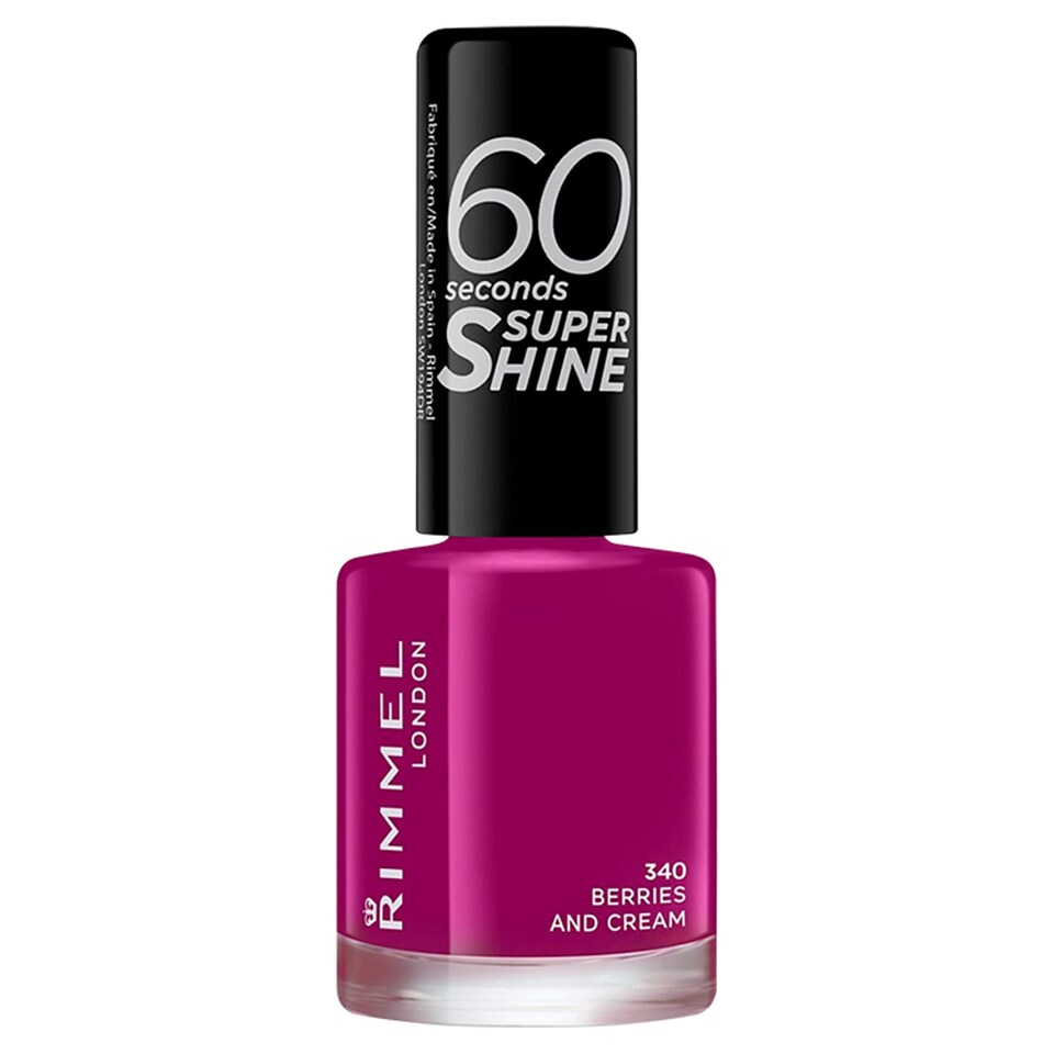image 1 of Rimmel Nailpolish 60 Seconds Cream & Berries 8Ml