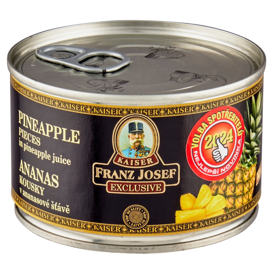 Franz Josef Kaiser Exclusive Ananas kousky v ananasové šťávě 227g