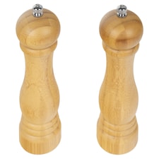 Tesco Bamboo Salt & Pepper Mills Set 2 Pack