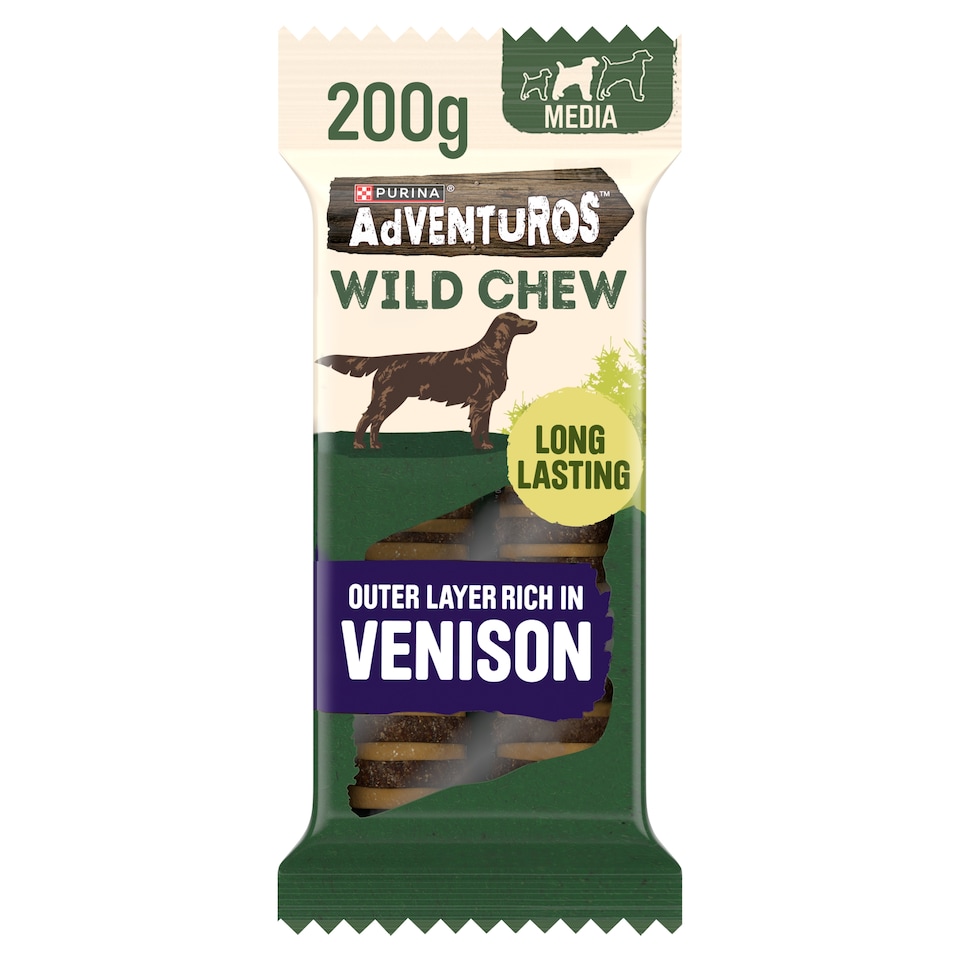 image 1 of Adventuros Wild Dog Chew Medium Venison 200G