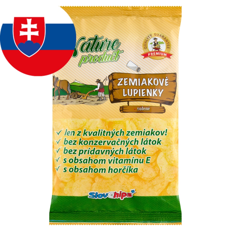 SlovChips Salted Potato Chips 75 g