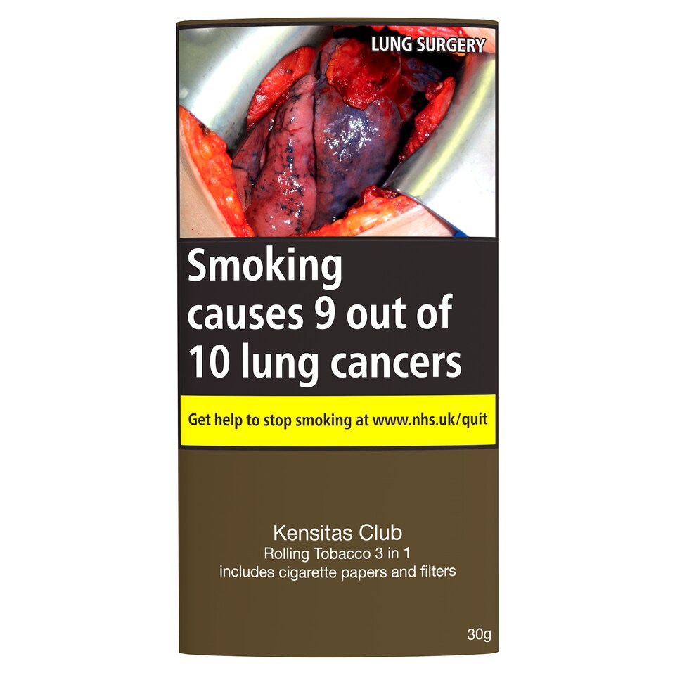 Kensitas Club Rolling Tobacco & Cigarette Paper 30G