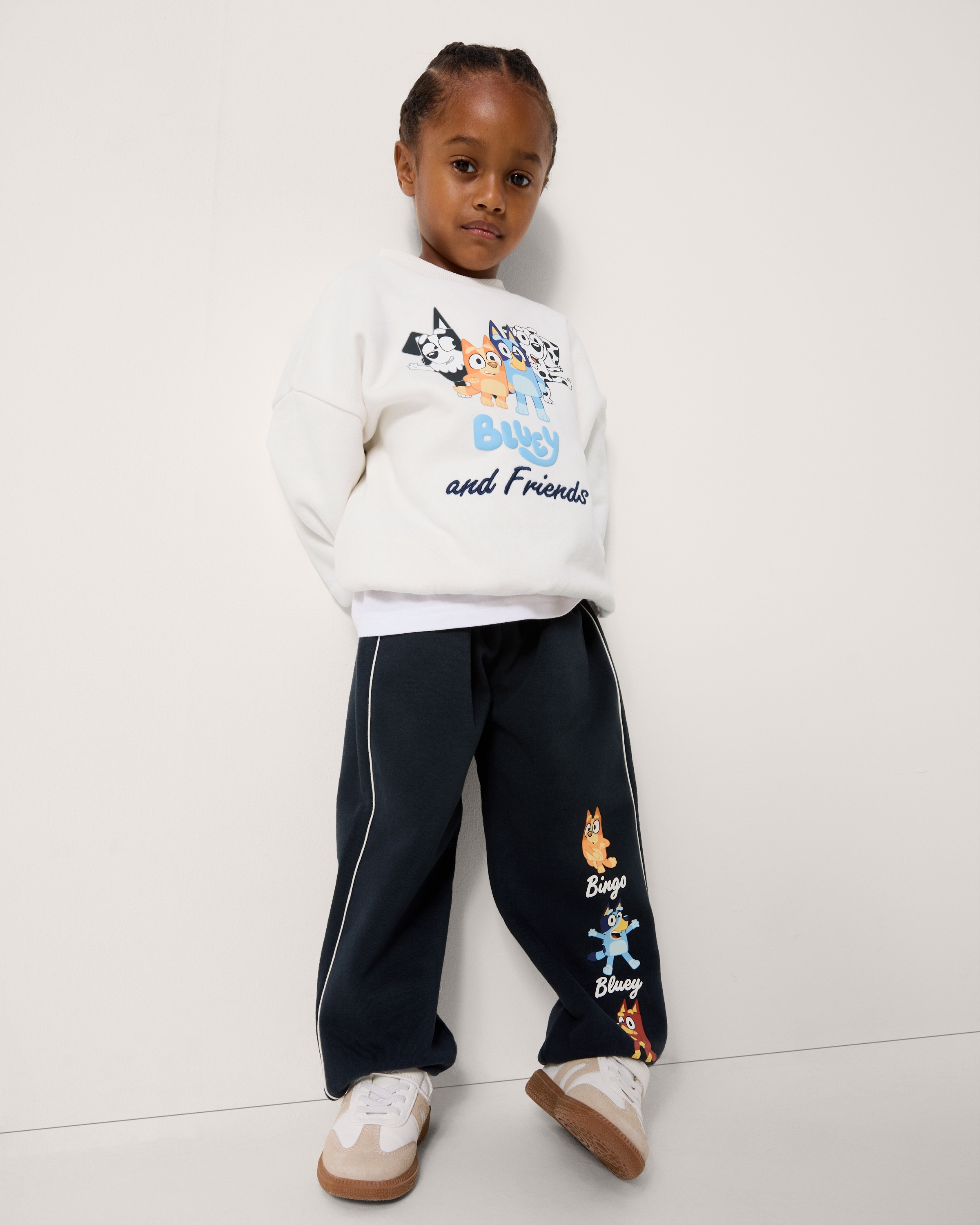 Bluey Cotton Rich Sweatshirt and Joggers Set in Navy