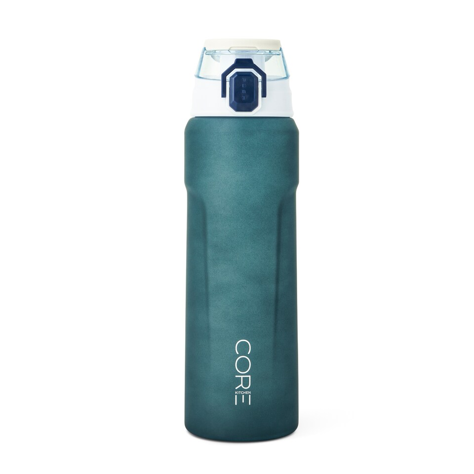 image 1 of Core Kitchen Blue Pinnacle Dual Function Water Bottle 1L